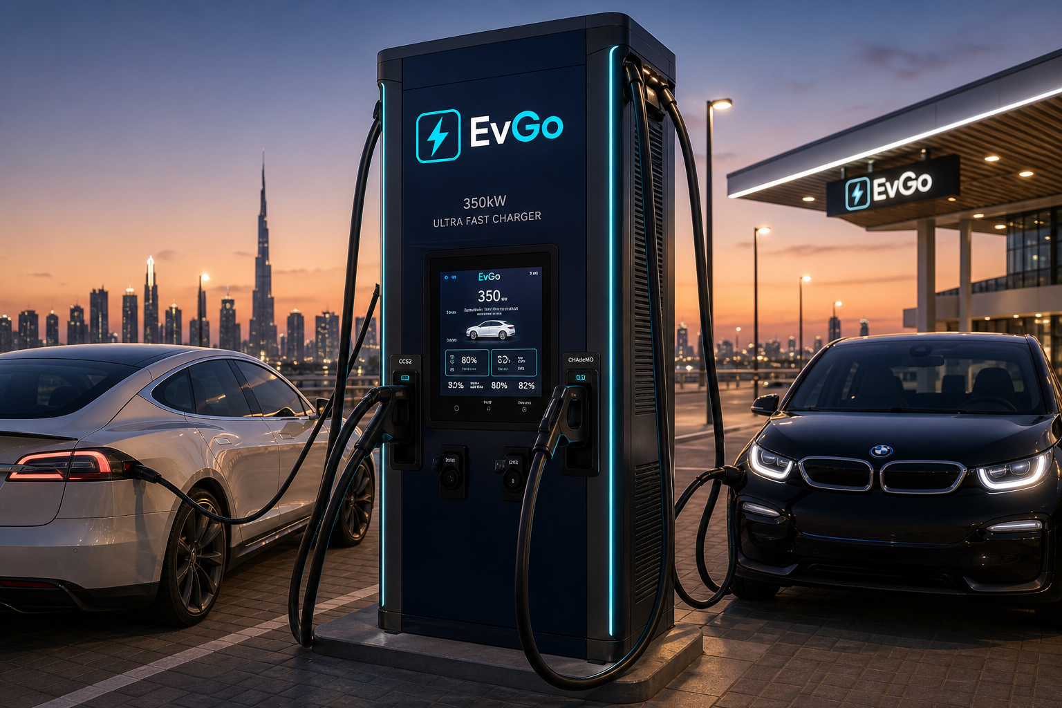 EvGo HyperCharge 350kW — EV charging station